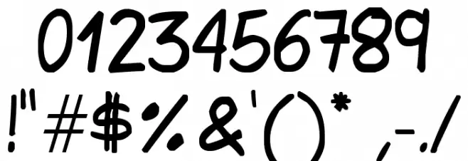 Edson-BOOM Шрифта ДРУГИЕ символов