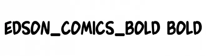 Edson_Comics_Bold Bold  Frei Schriftart Herunterladen