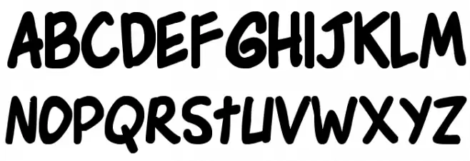 Edson_Comics_Bold Bold Schriftart Groß