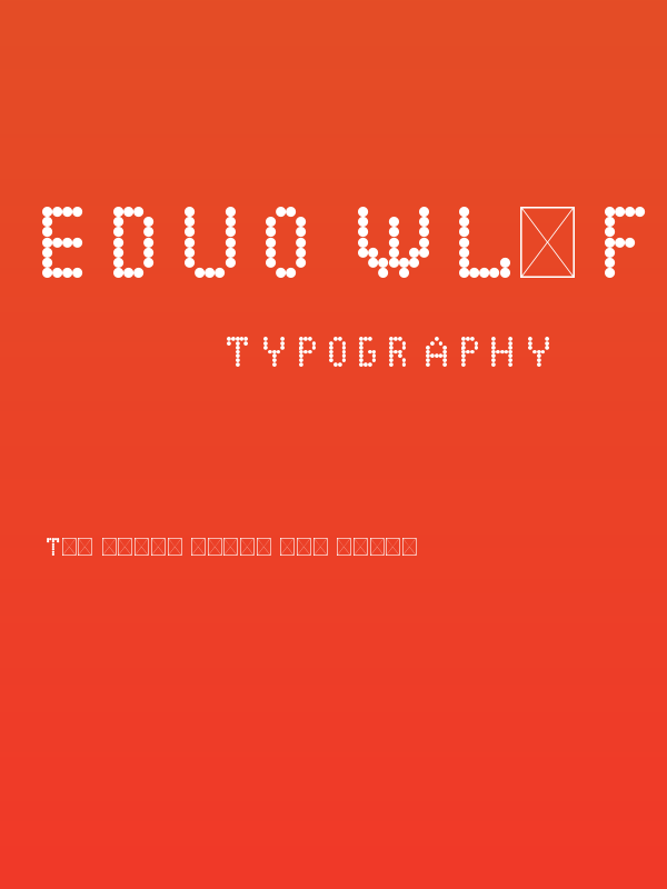 EduOwl-font Regular Poster