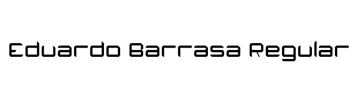 Eduardo Barrasa Regular Шрифта