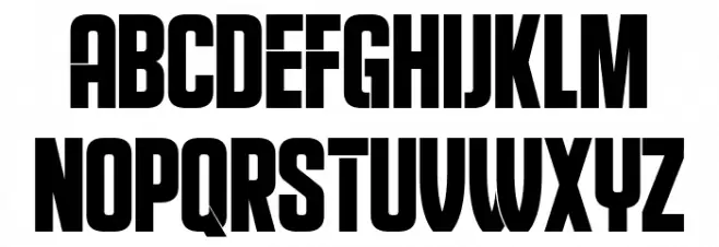 Educated Deers Regular フォント 大文字