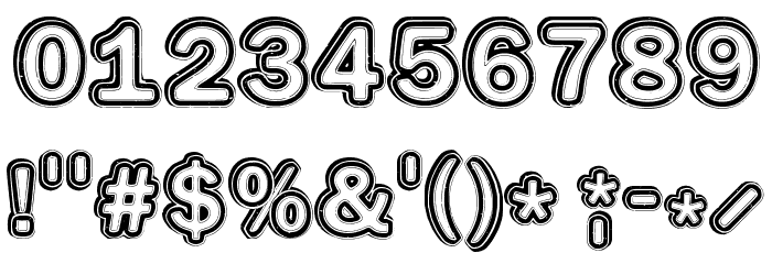 Educated Font OTHER CHARS