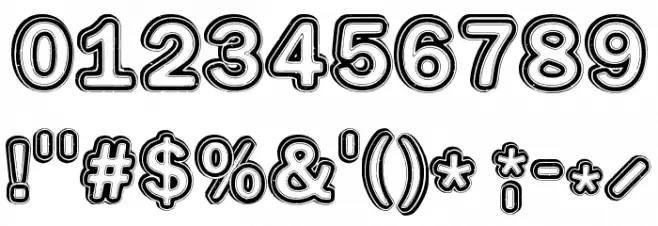 Educated Font Alte caractere