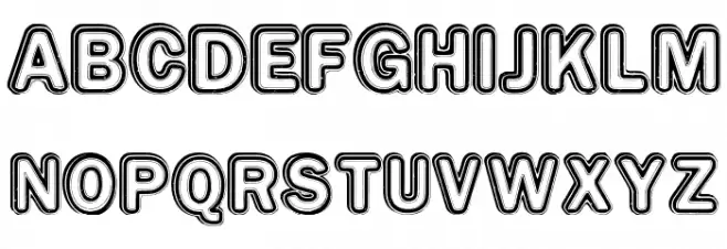 Educated Шрифта ВЕРХНИЙ