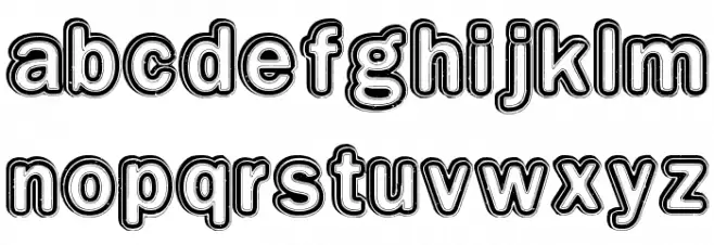 Educated Font Litere mici