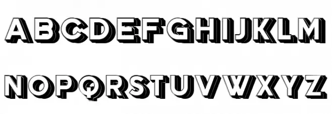 Education 3D Regular Font OTHER CHARS