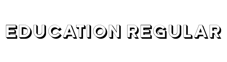 Education Regular  免费字体下载