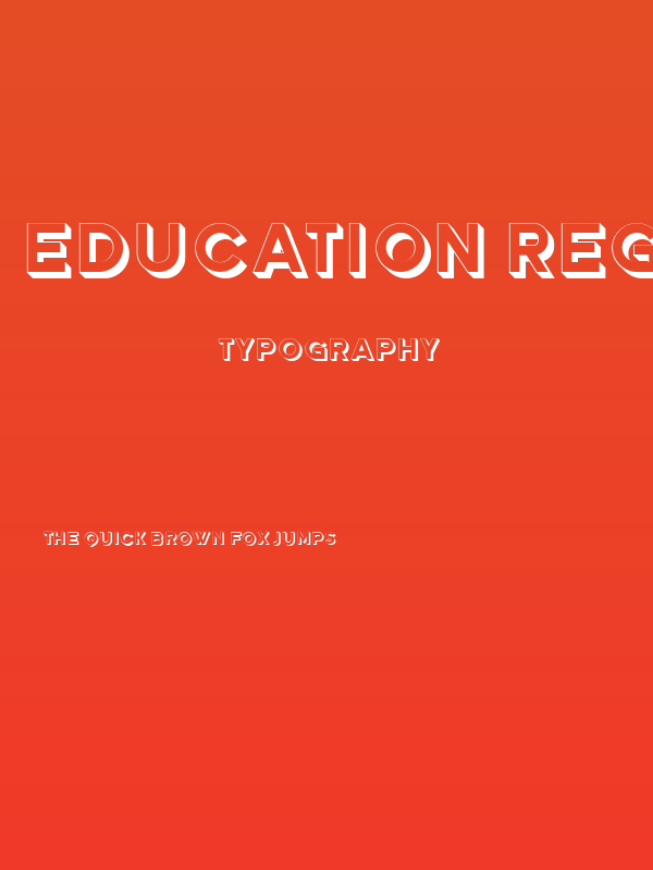 Education Regular Poster