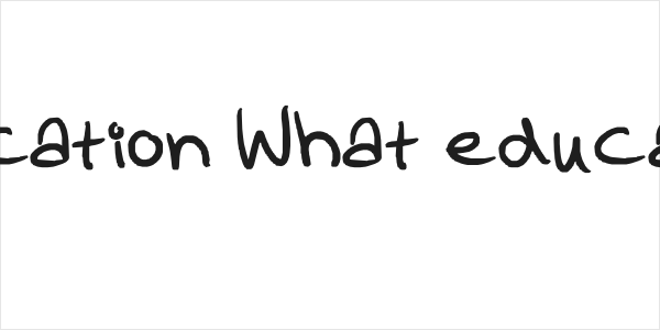 Education What education Logo