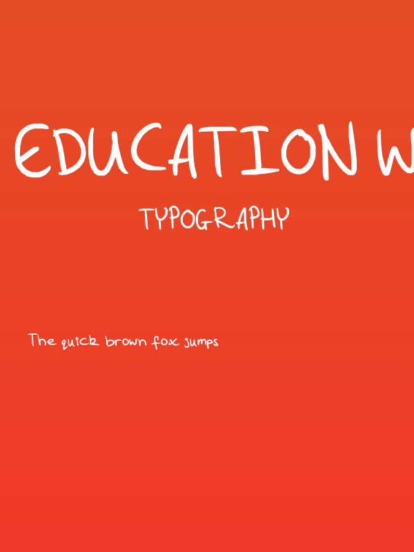 Education What education Poster