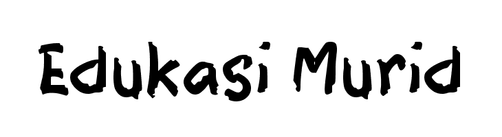 Edukasi Murid  font caratteri gratis