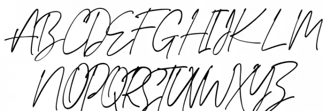 Edward Signature Regular Schriftart Groß