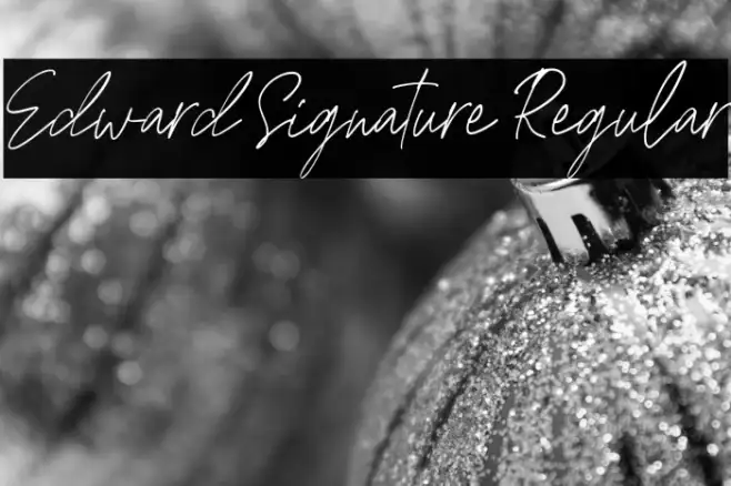 Edward Signature Regular Example 2