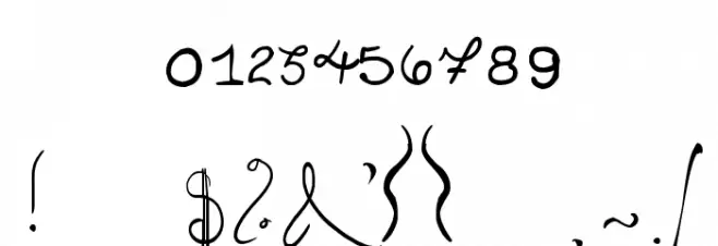 Edward's Wedding Font OTHER CHARS
