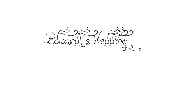 Edward's Wedding Logo
