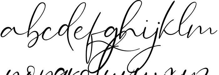 Edwards Font LOWERCASE