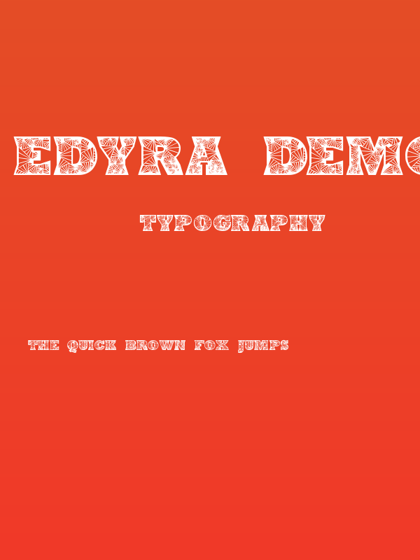 Edyra Demo Poster