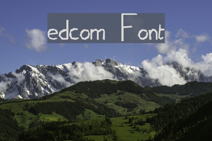 edcom Font examples