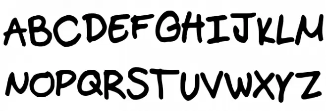 edenshappell Font UPPERCASE