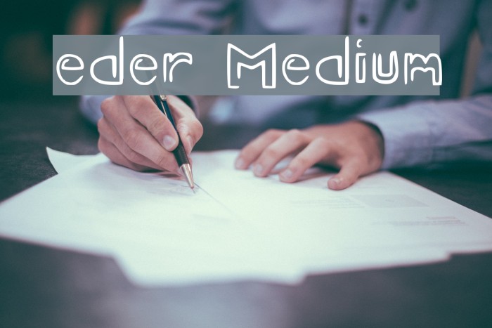 eder Medium Example 2