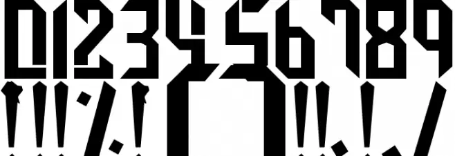 edges Font OTHER CHARS