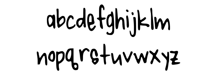 edito mi hijo Font LOWERCASE