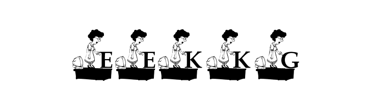EEK!_KG  font caratteri gratis