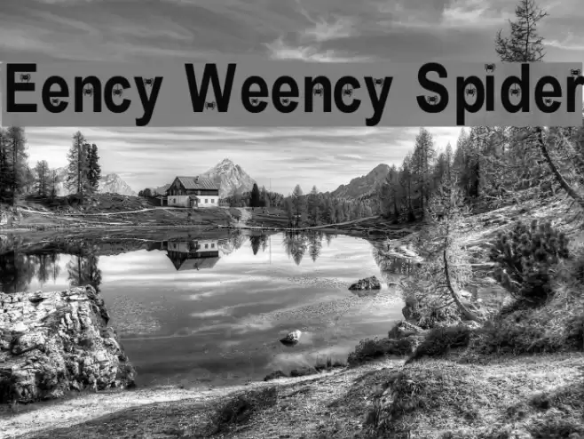 Eency Weency Spider Font examples