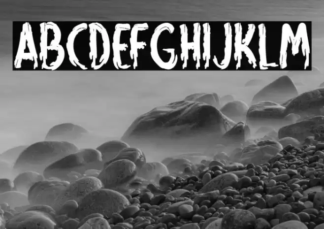 Eerie House Font examples