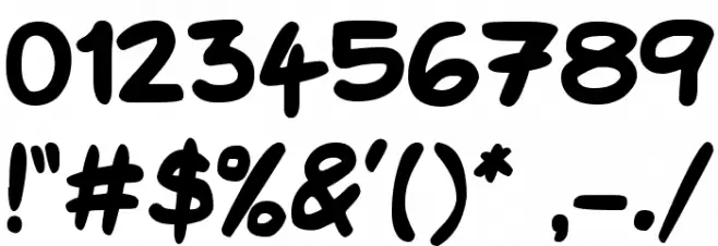 Eeroom Font OTHER CHARS