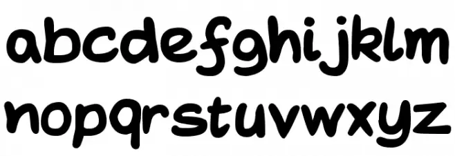 Eeroom Font LOWERCASE