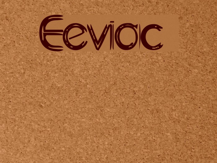 Eeviac Font examples
