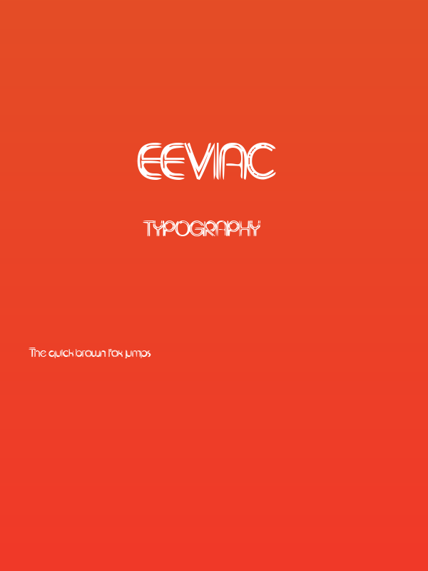 Eeviac Poster
