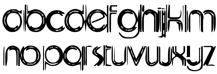 Eeviac Font LOWERCASE