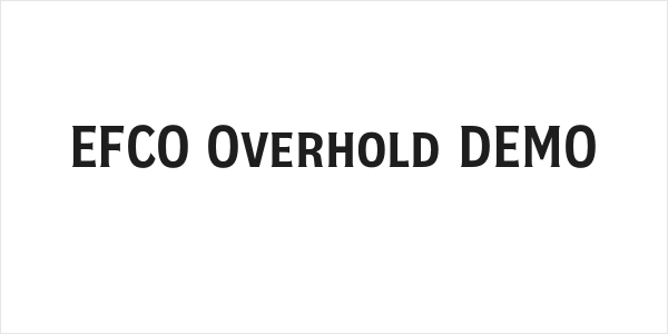 EFCO Overhold DEMO Logo