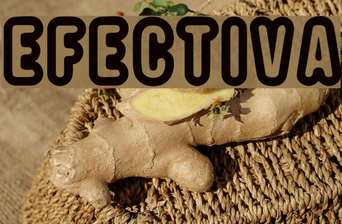 EFECTIVA Font examples