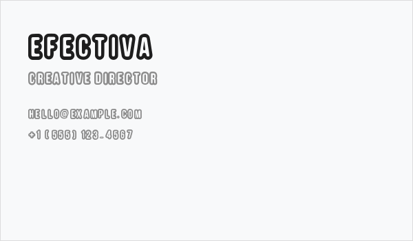 EFECTIVA Business Card