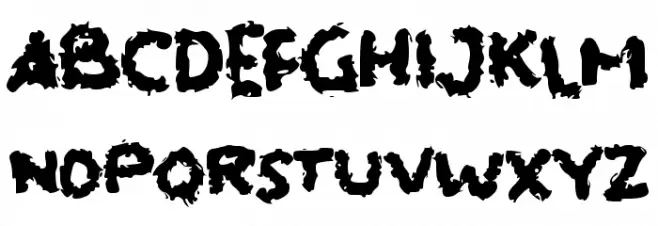 EFEK JERA Schriftart Groß