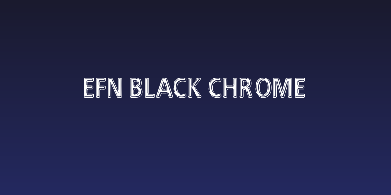 EFN Black Chrome Social Header