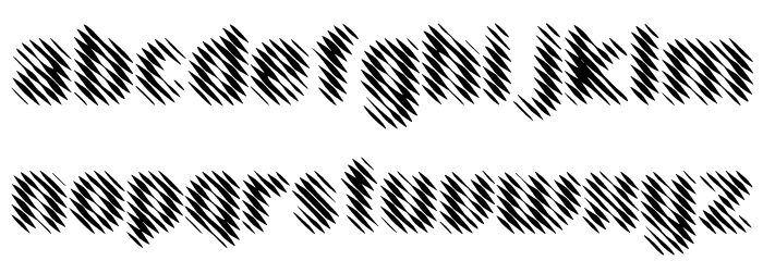 EFN Linea Font LOWERCASE