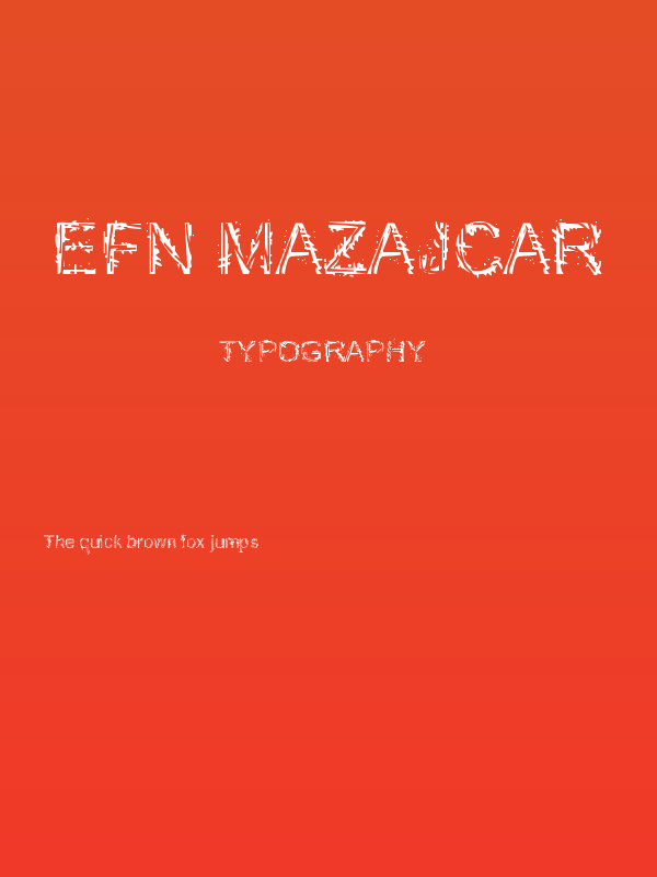 EFN Mazajcar Poster