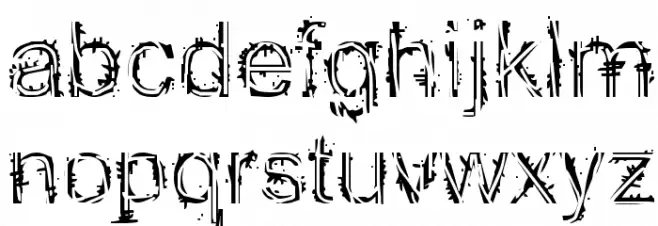 EFN Mazajcar Caratteri MINUSCOLO