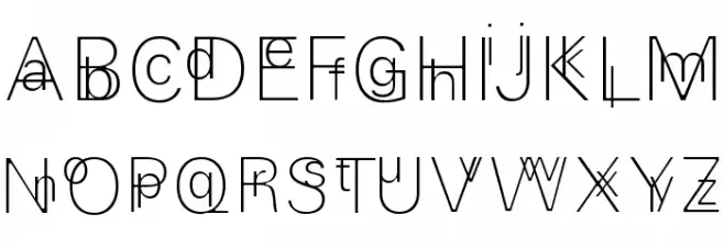EfParasite Font Litere mari