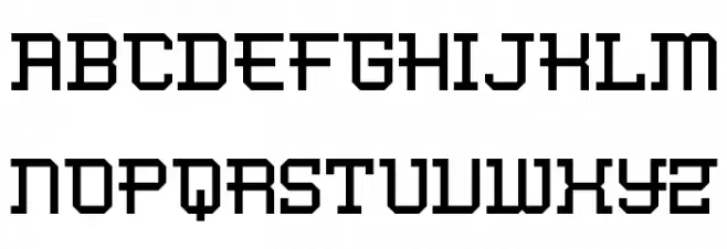 Eferena Regular Schriftart Groß