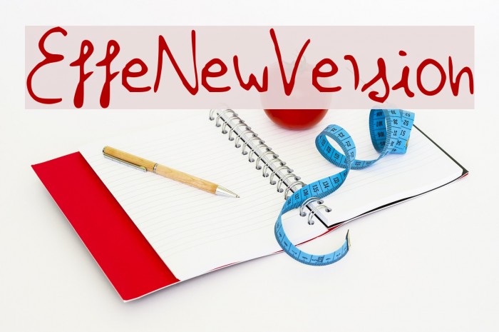 EffeNewVersion Font examples