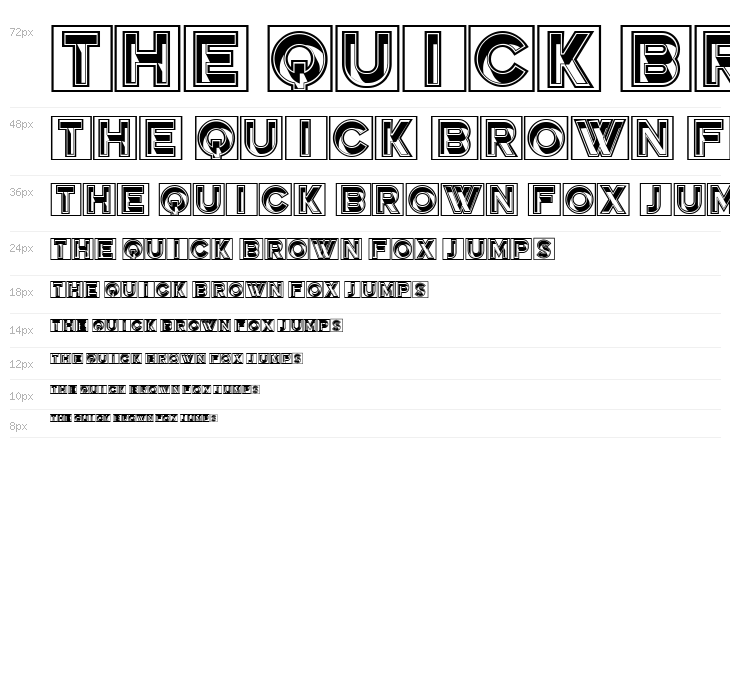 Effect Capitals Regular Waterfall