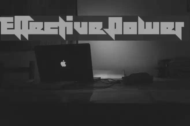 Effective Power Font examples