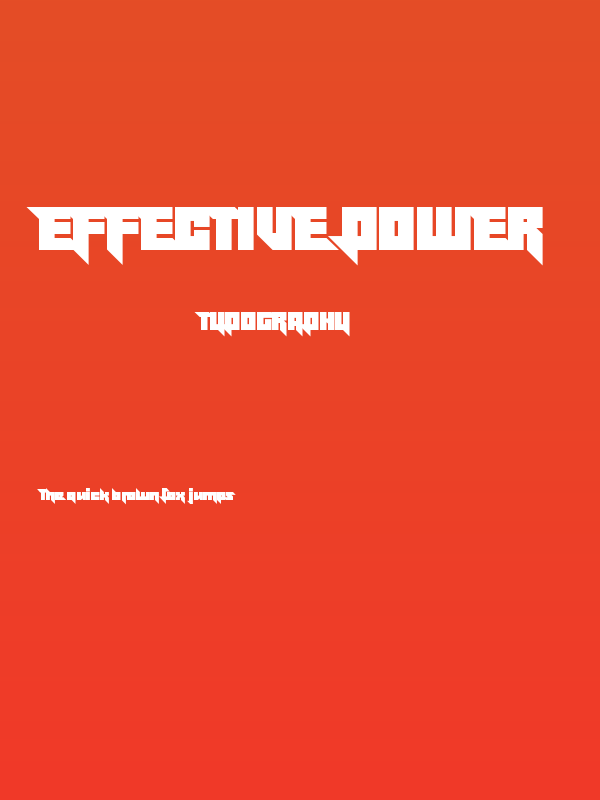 Effective Power Poster
