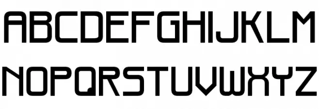 Effective Way 7 フォント 大文字